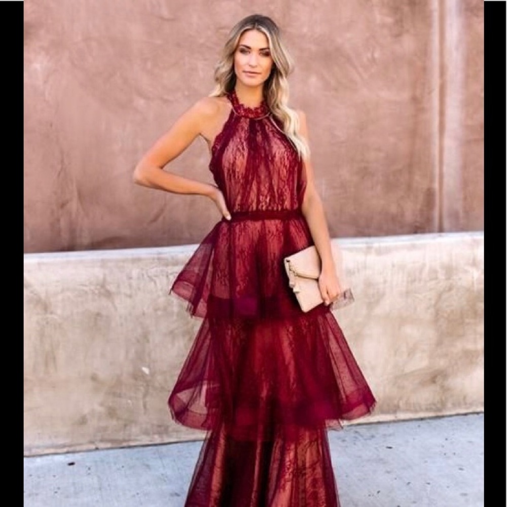 NWT Vici Dulce Tiered lace Dress